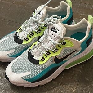 Nike Air Max Sneakers in White and Teal